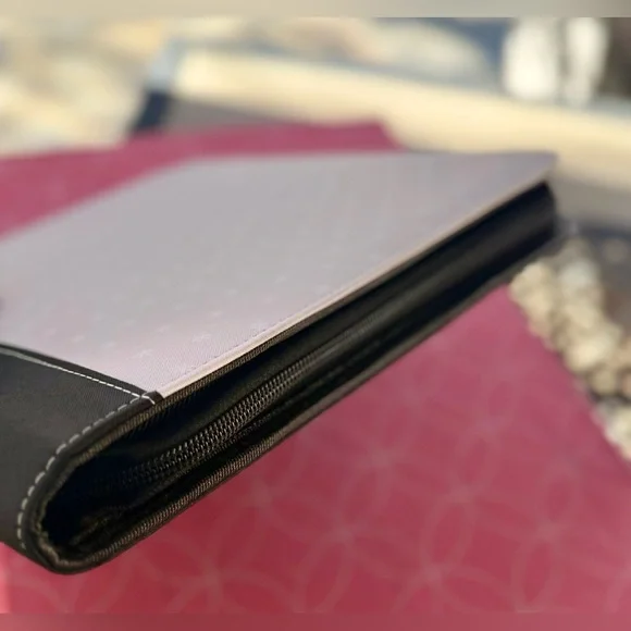 Erin Condren Asterisk Large StandUp Tech/Tablet Folio Planner Organizer Zip NWOT - Picture 12 of 16